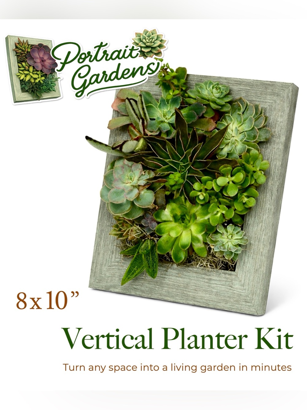 Vertical Planter Kit (8x10) - Portrait Gardens